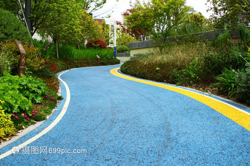 城市健身塑膠跑道