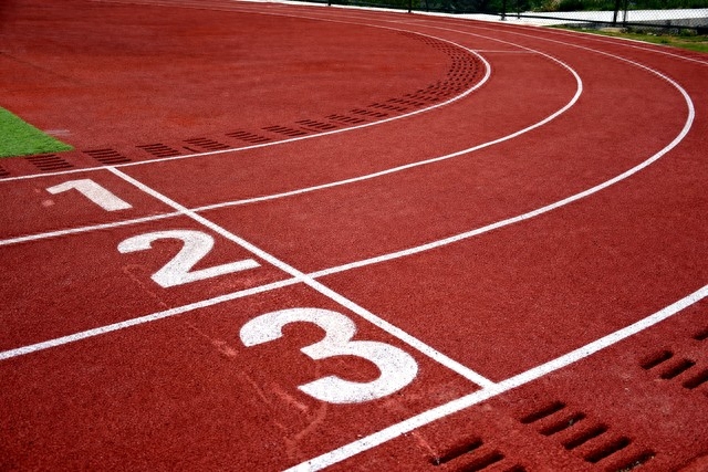 田徑場塑膠跑道